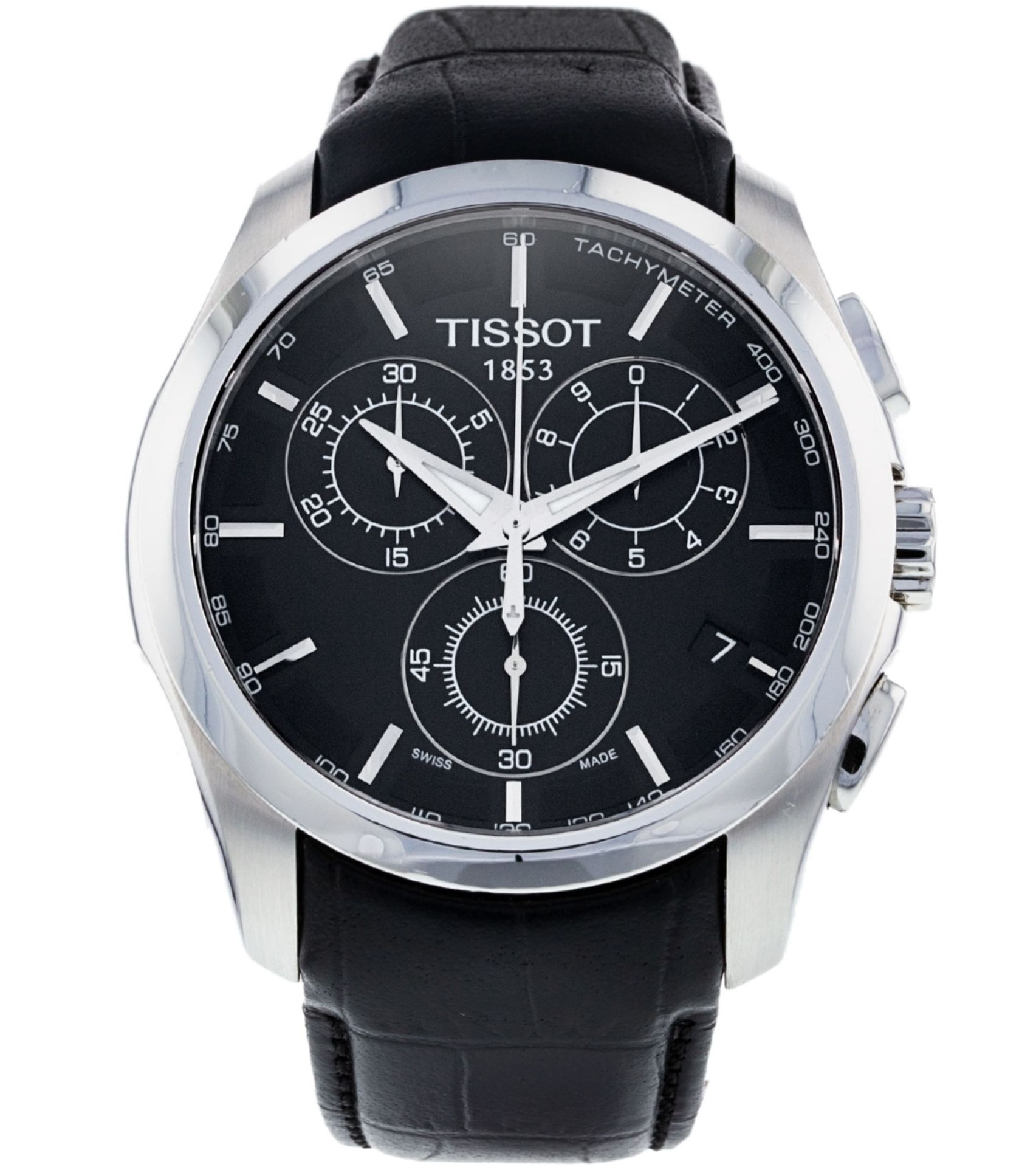 Tissot T-Trend Couturier T035.617.16.051.00 Chronograph Watch For Men - Image 3 of 11