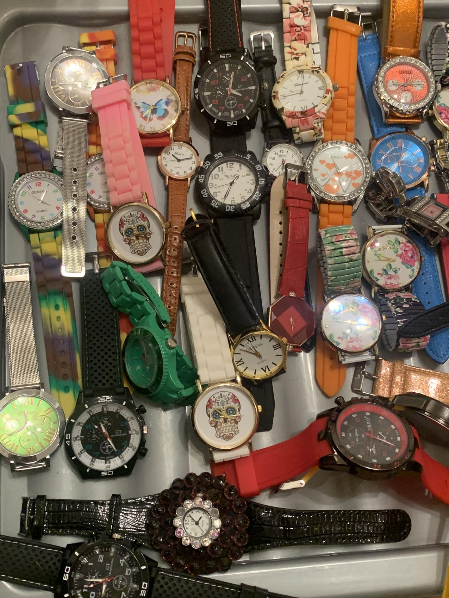 Job Lot 52 Assorted Wristwatches Ladies And Gents