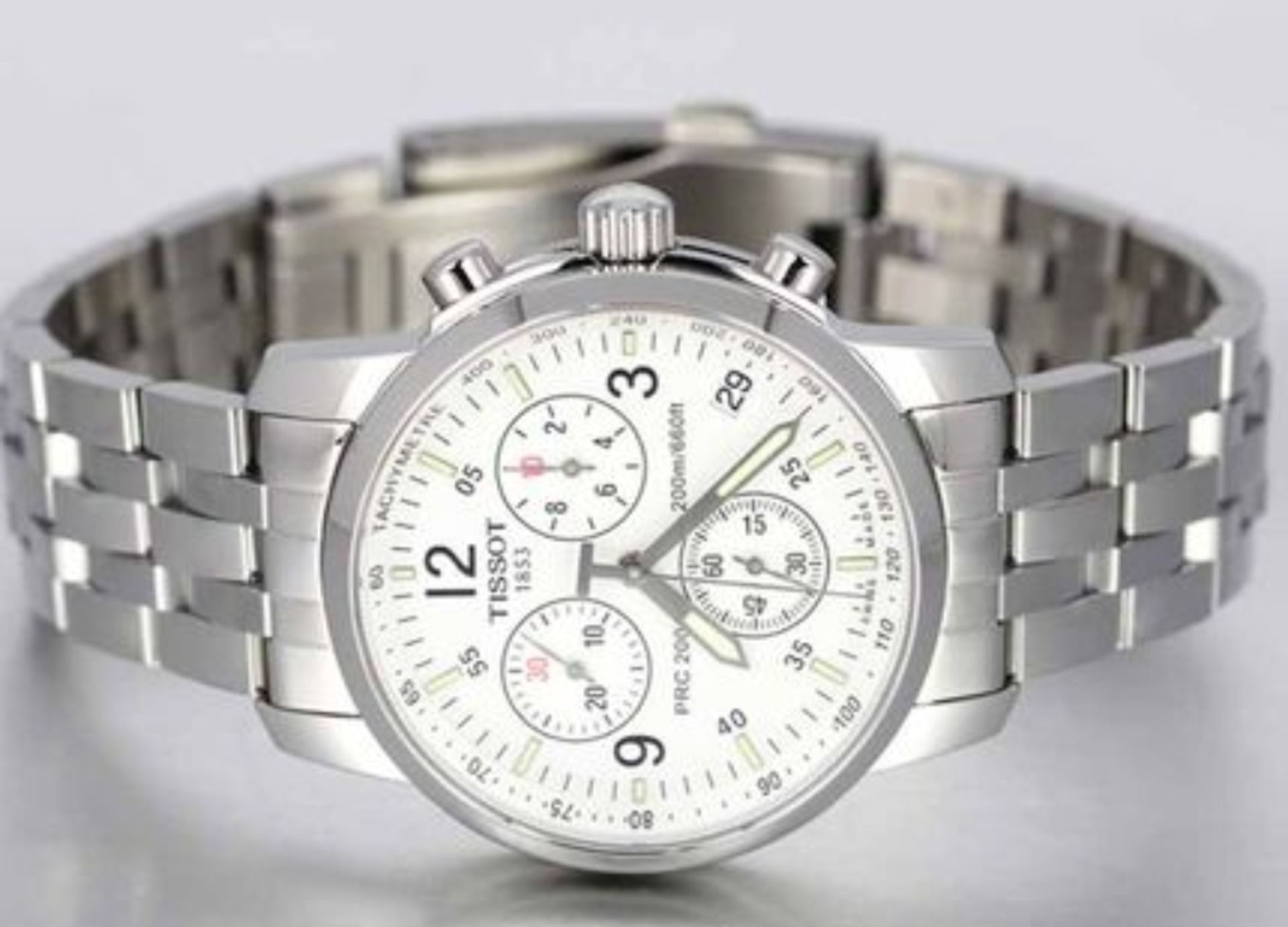 Tissot Prc200 Chronograph Men's Watch T17.1.586.32 - Image 6 of 10