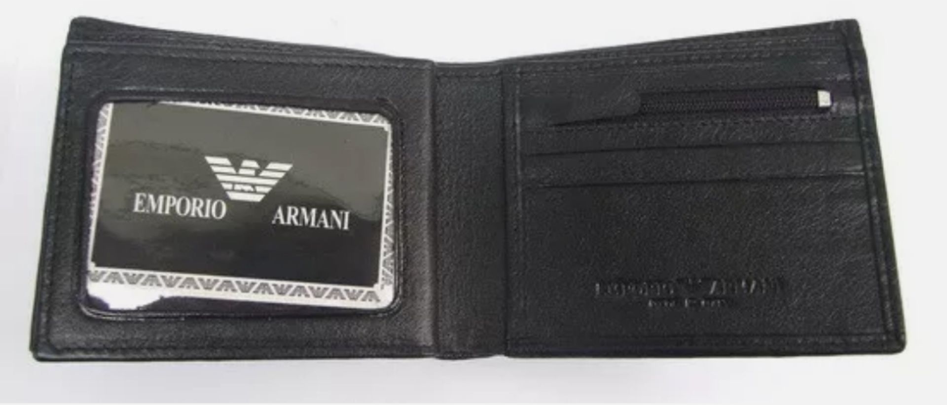 Emporio Armani Men's Leather Wallet - New With Box - Image 6 of 6