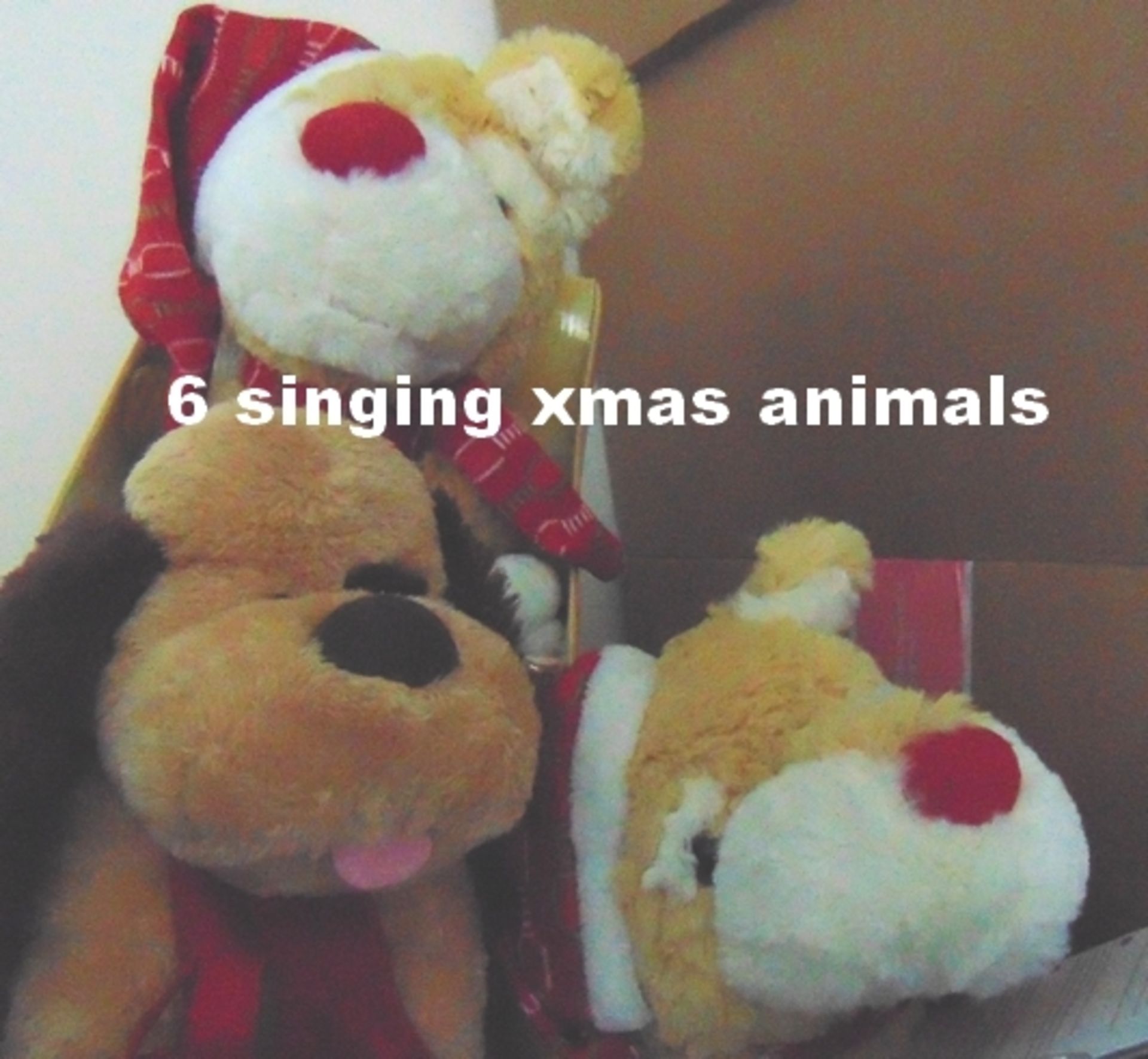 6 Animated Singing Christmas Animals An Snowmen RRP £19.99 Plus Each