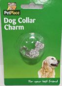 48 X Dog Charms, Lovely Little Charm To Go On Your Dogs Collar Or Coat Each 1