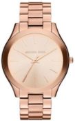 Michael Kors Runway Rose Gold Quartz 42Mm Women Watch Mk3197