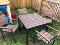 Commercial Grade Outdoor Tables And Chairs Cafe Bar Etc