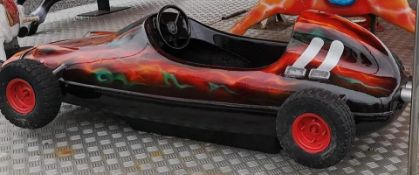 Fiberglass Fairground Hot Rod Car