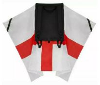 30 X England Flag Bag 2 In 1 With A Huge Fold Out Flag. RRP Up to £17.99 Each