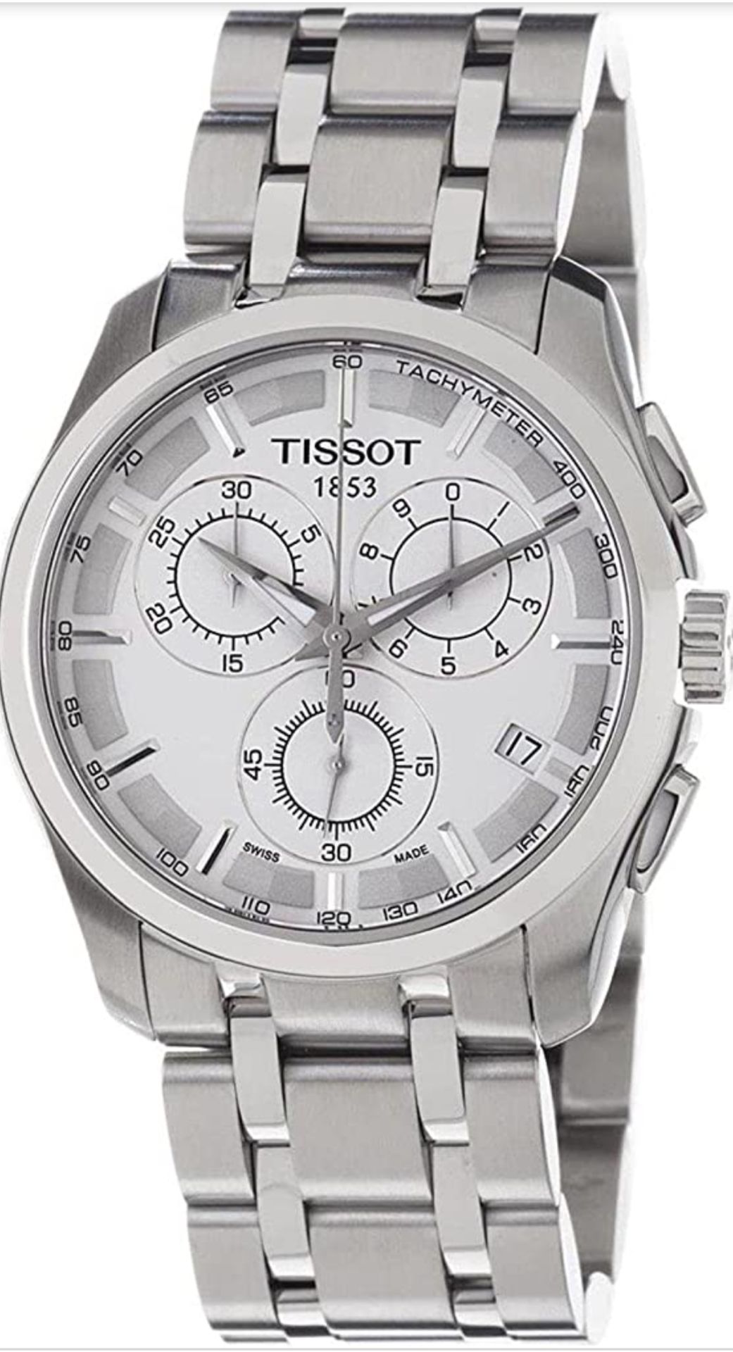 Tissot Men's T035.617.11.031.00 T-Classic Couturier Chronograph Watch