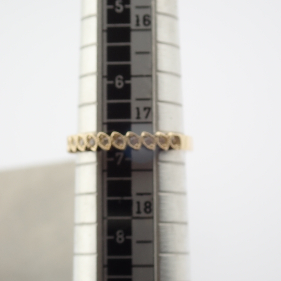 Swarovski Zirconia Ring. In 14K Yellow Gold - Image 7 of 7