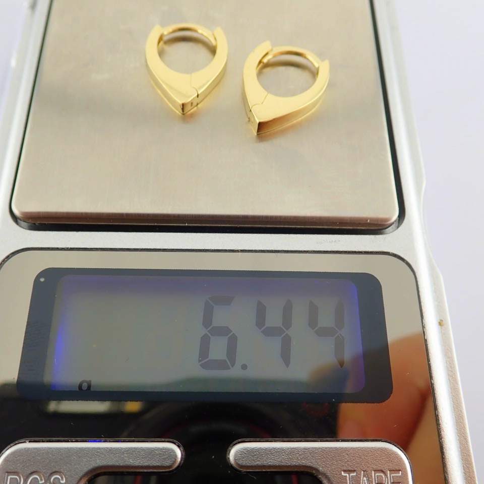 0.4 In (1 cm) Earring. In 14K Yellow Gold - Image 4 of 4