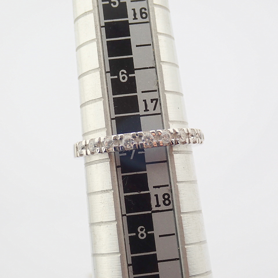 Swarovski Zirconia Ring. In 14K White Gold - Image 4 of 7