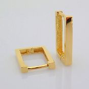 0.4 In (1 cm) Earring. In 14K Yellow Gold