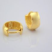 0.4 In (1 cm) Earring. In 14K Yellow Gold