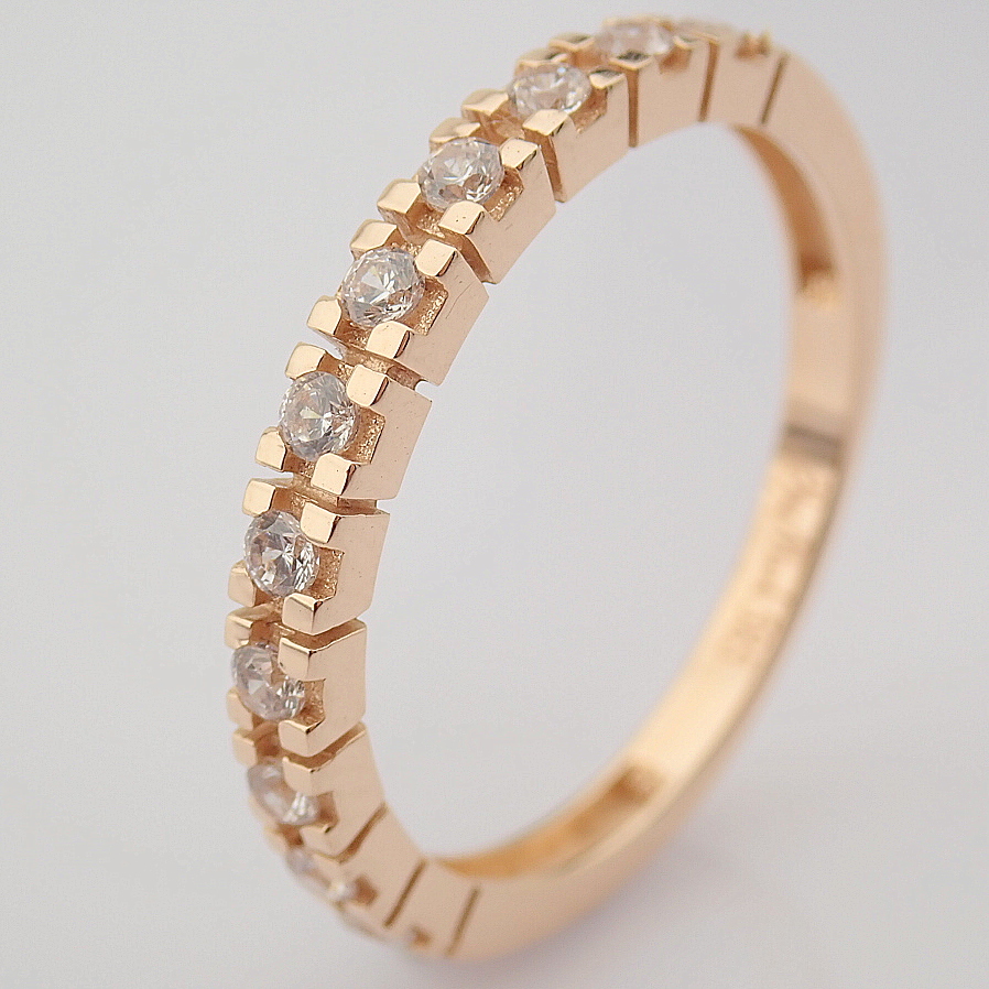 Swarovski Zirconia Ring. In 14K Rose/Pink Gold - Image 3 of 7