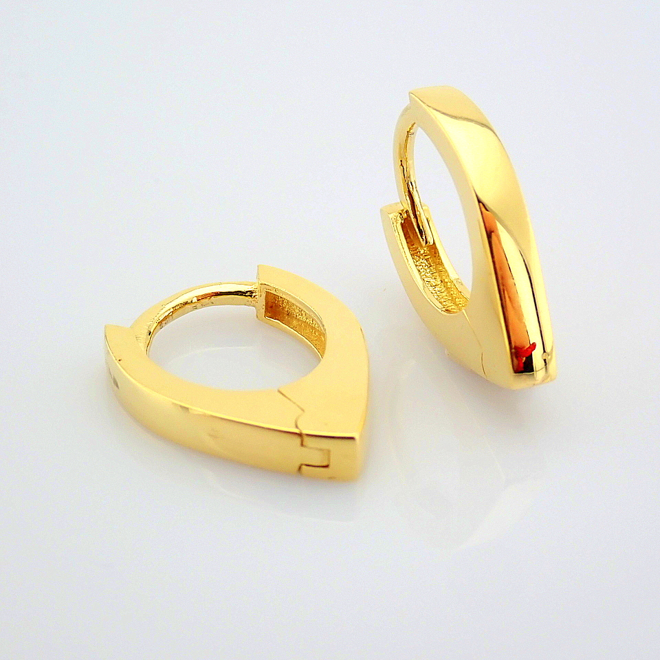 0.4 In (1 cm) Earring. In 14K Yellow Gold
