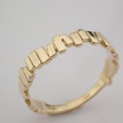 Ring. In 14K Yellow Gold