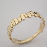 Ring. In 14K Yellow Gold