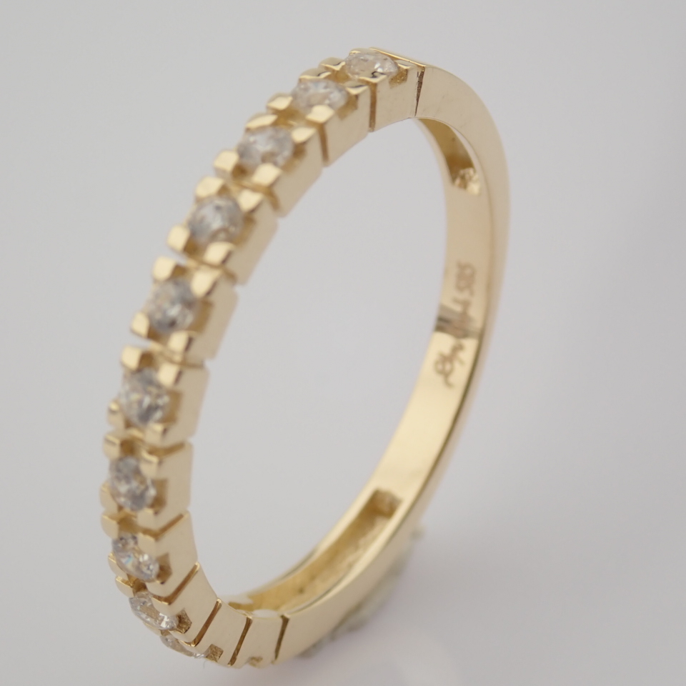 Swarovski Zirconia Ring. In 14K Yellow Gold - Image 9 of 10