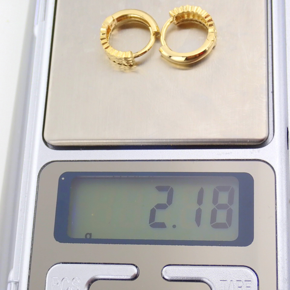 0.4 In (1 cm) Earring. In 14K Yellow Gold - Image 2 of 3