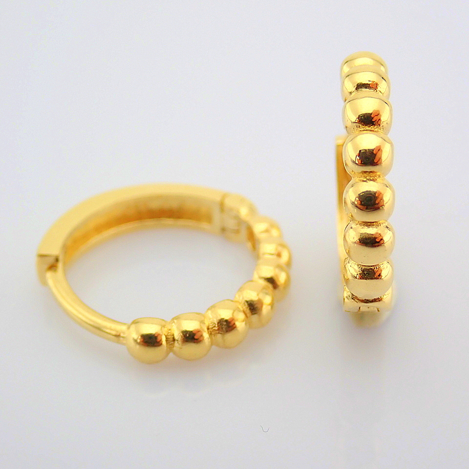 0.4 In (1 cm) Earring. In 14K Yellow Gold