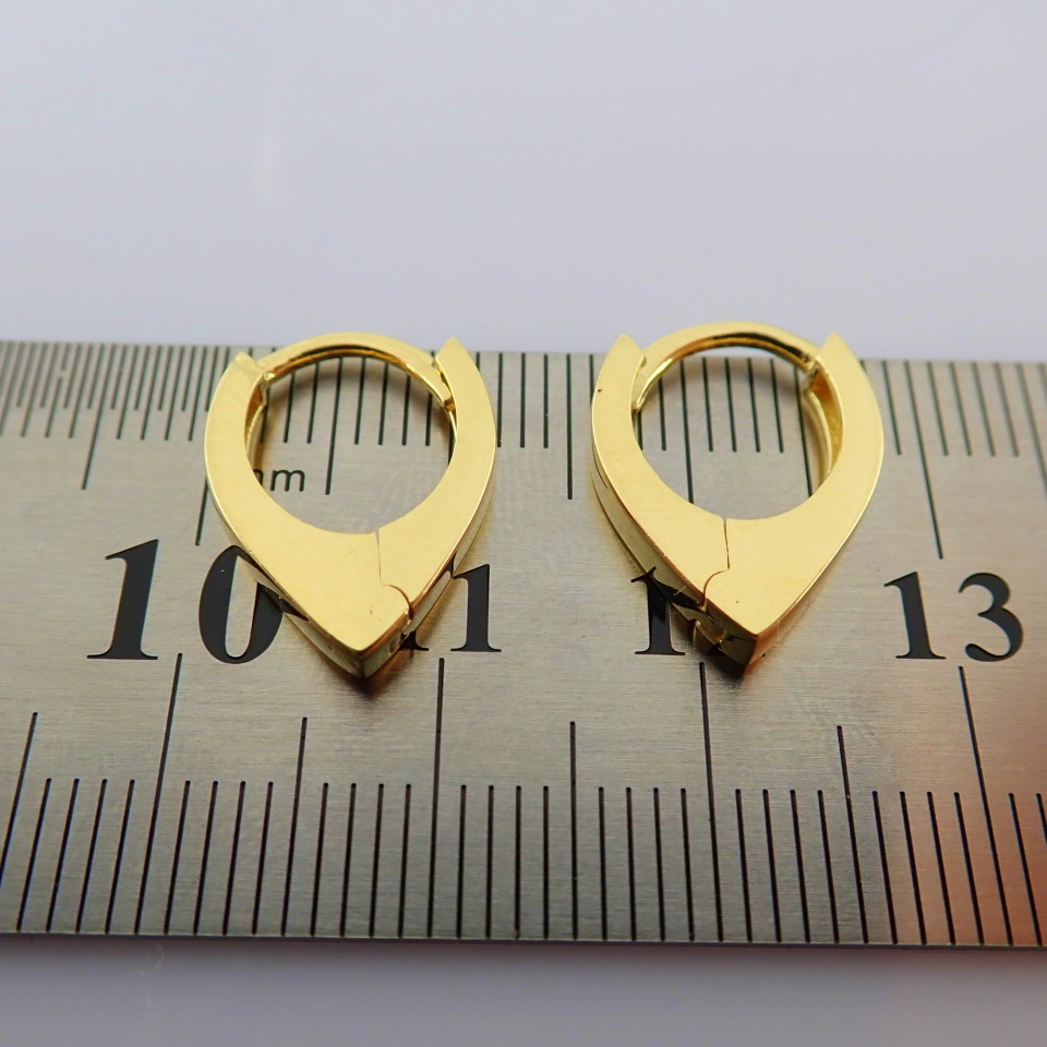 0.4 In (1 cm) Earring. In 14K Yellow Gold - Image 3 of 4