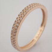 Swarovski Zirconia Ring. In 14K Rose/Pink Gold