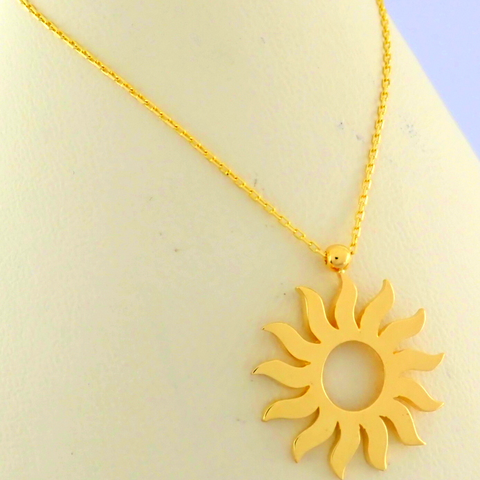 17.3 In (44 cm) Pendant. In 14K Yellow Gold - Image 3 of 6