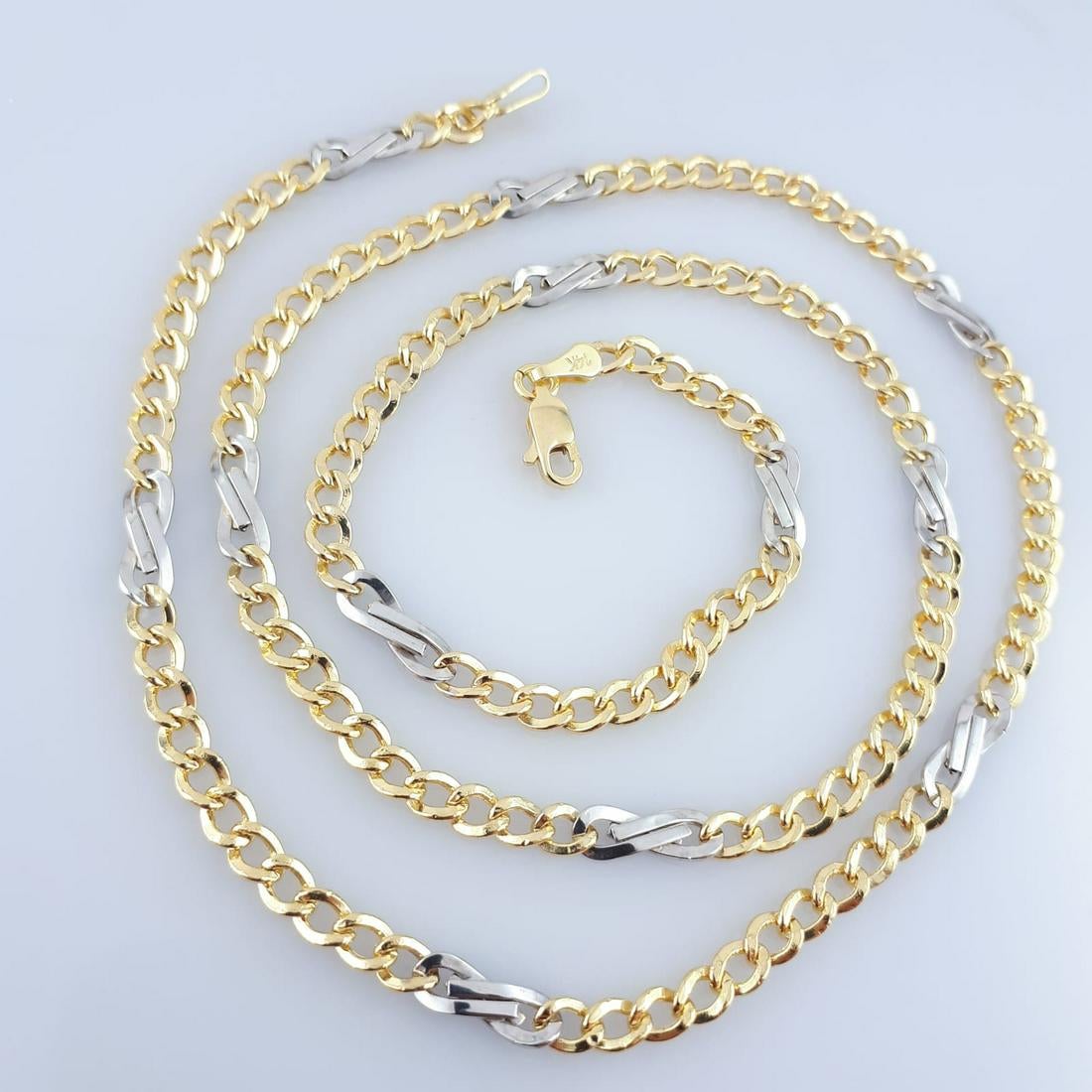 14K Yellow and White Gold - Necklace - Image 4 of 4