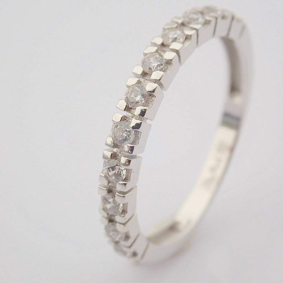 Swarovski Zirconia Ring. In 14K White Gold - Image 7 of 7