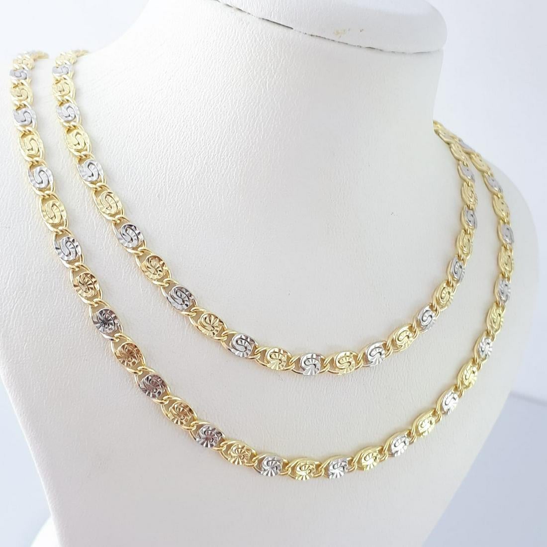 14K Yellow and White Gold - Necklace - Image 2 of 3