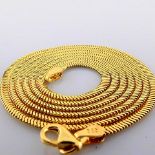 23.6 In (60 cm) Necklace. In 14K Yellow Gold