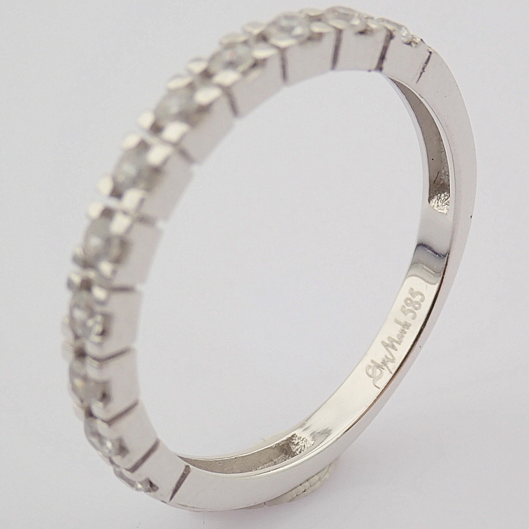 Swarovski Zirconia Ring. In 14K White Gold - Image 6 of 7