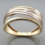 Italian Design Ring. In 14K Yellow Gold