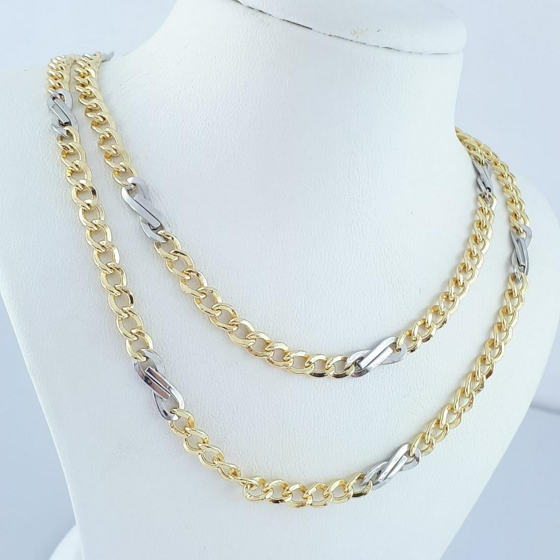 14K Yellow and White Gold - Necklace - Image 2 of 4