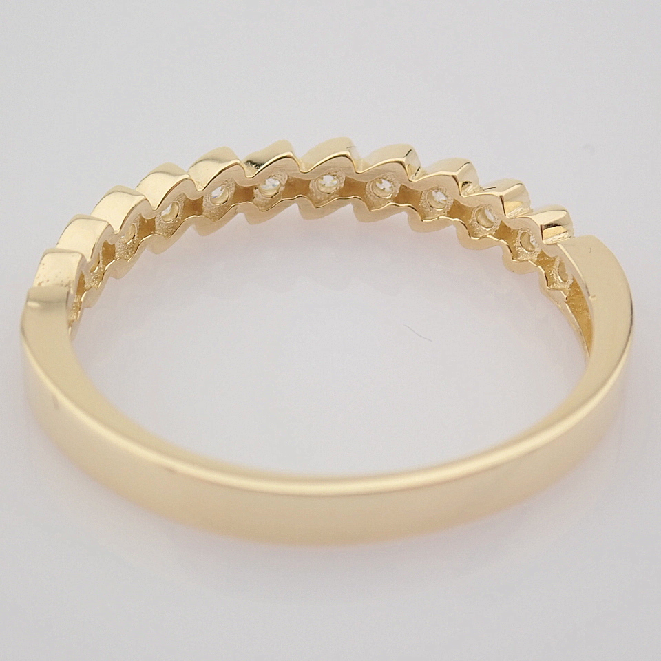 Swarovski Zirconia Ring. In 14K Yellow Gold - Image 3 of 7