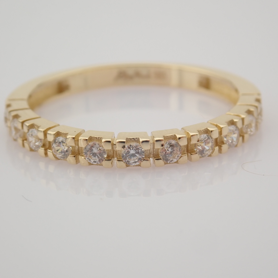 Swarovski Zirconia Ring. In 14K Yellow Gold - Image 3 of 10