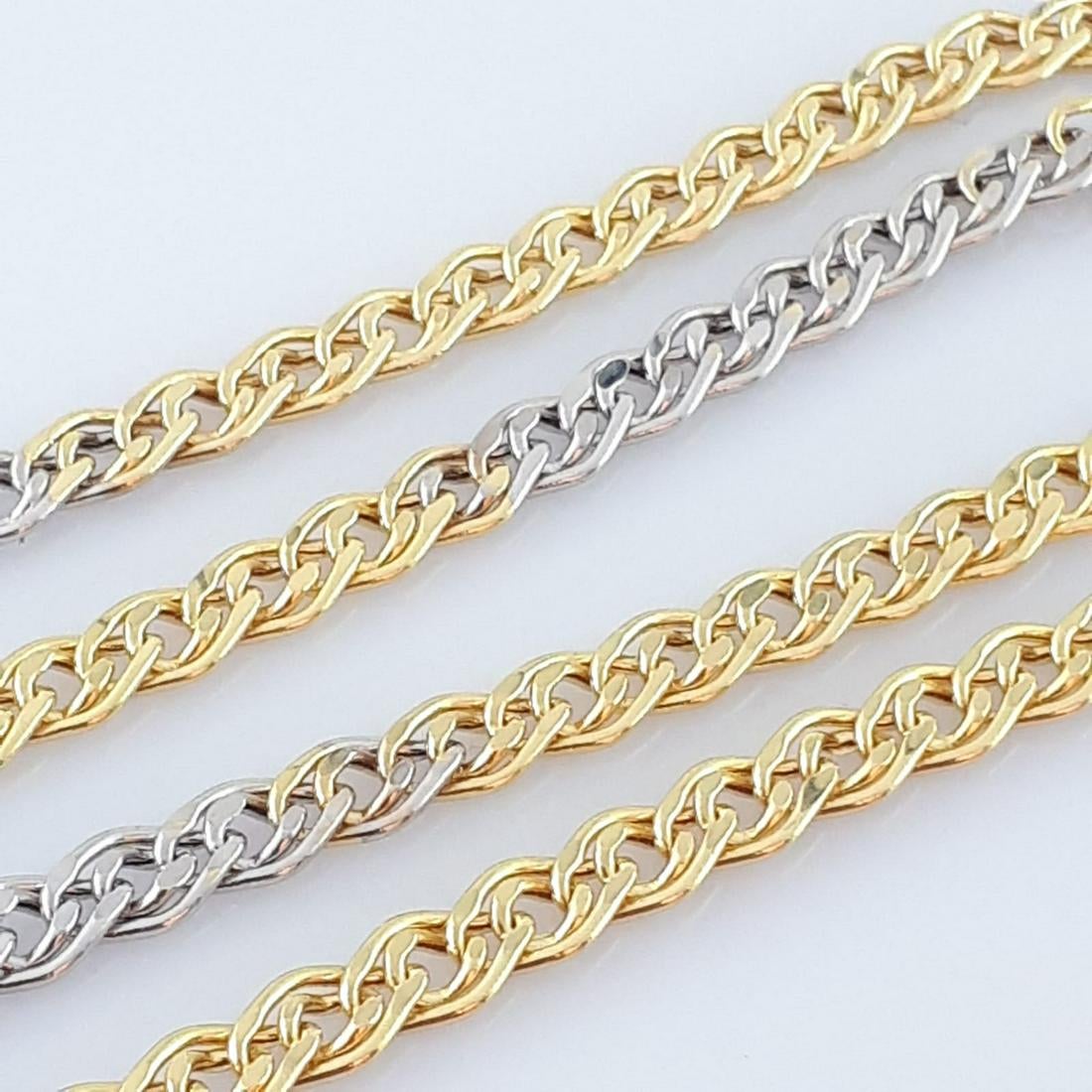 14K Yellow and White Gold - Necklace - Image 4 of 4