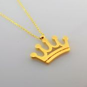 17.3 In (44 cm) Pendant. In 14K Yellow Gold