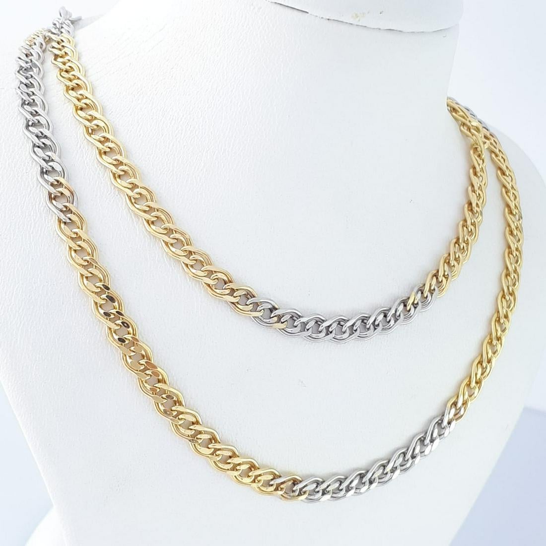 14K Yellow and White Gold - Necklace - Image 2 of 4