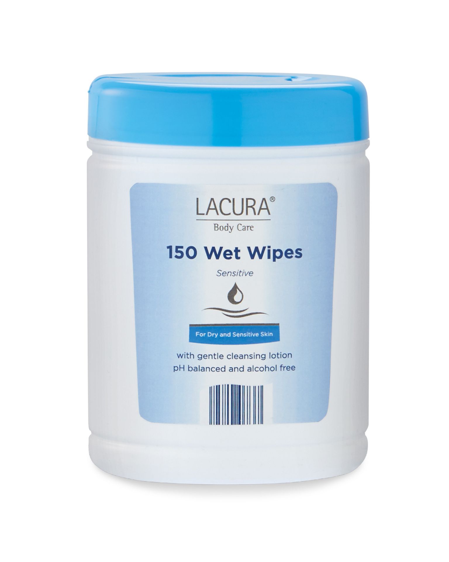 joblot 50 x lacura sensitive and aloe vera hand wipes (150 per pack) rrp £349.50 - Image 3 of 3