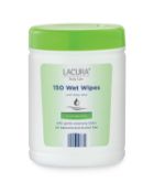 joblot 50 x lacura sensitive and aloe vera hand wipes (150 per pack) rrp £349.50