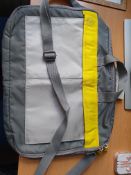 New Genuine Calvin Klein Grey & Yellow Laptop Carrier / Bag 14.5"X10.5" Rrp £99