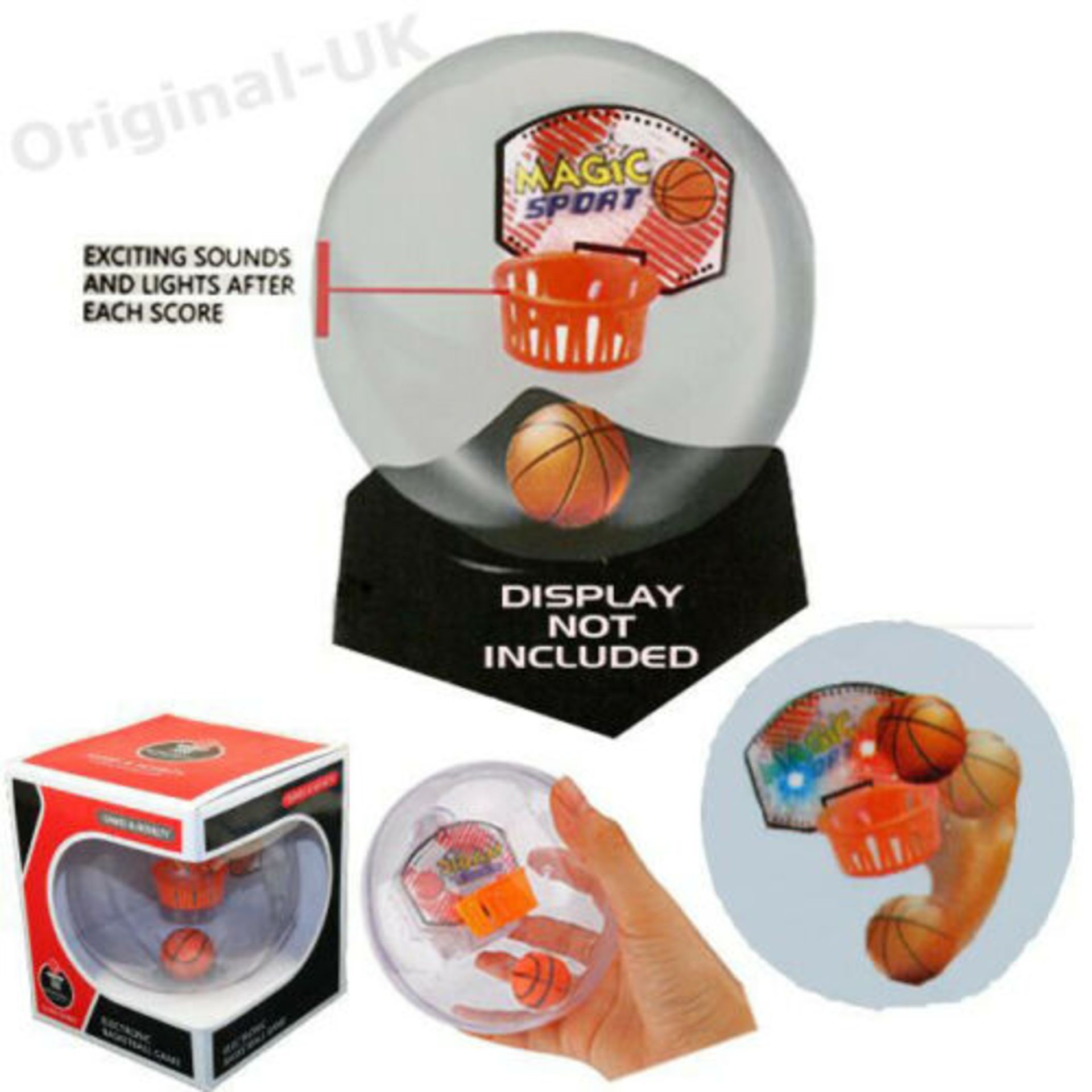 4 X Electronic Basketball Roll Game Rrp £40
