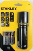 4 X Stanley Aluminium Led Torch Everyday A 350 Lumen 14.5Cm 65402 Rrp £71.96