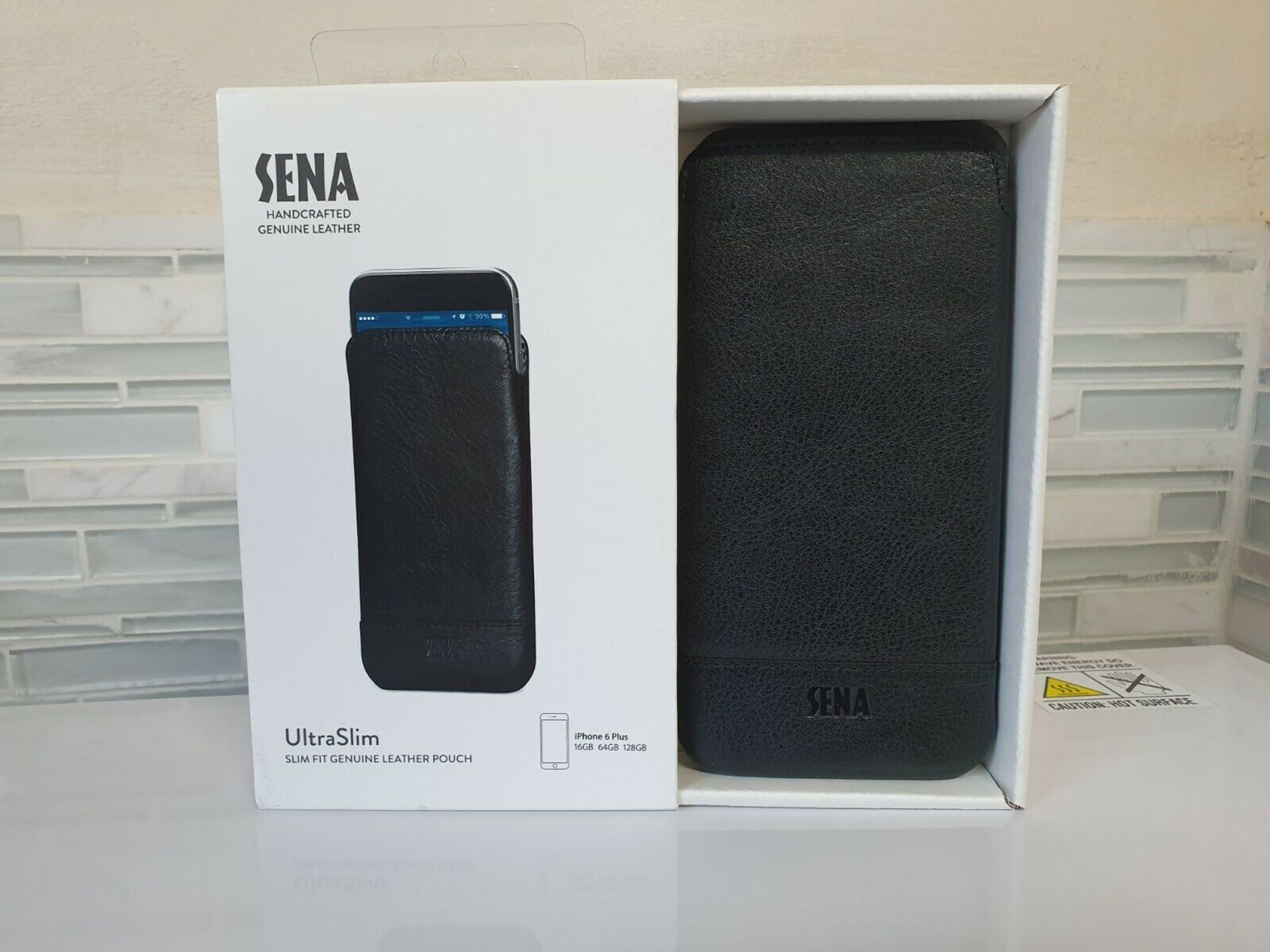 Sena Heritage Ultra Slim 100% Genuine Leather Case For Iphone 6 +/7+/8+ Rrp £39.99