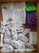 30 X Mix Accessories Including Samsung Akg Earphones Etc Rrp £150