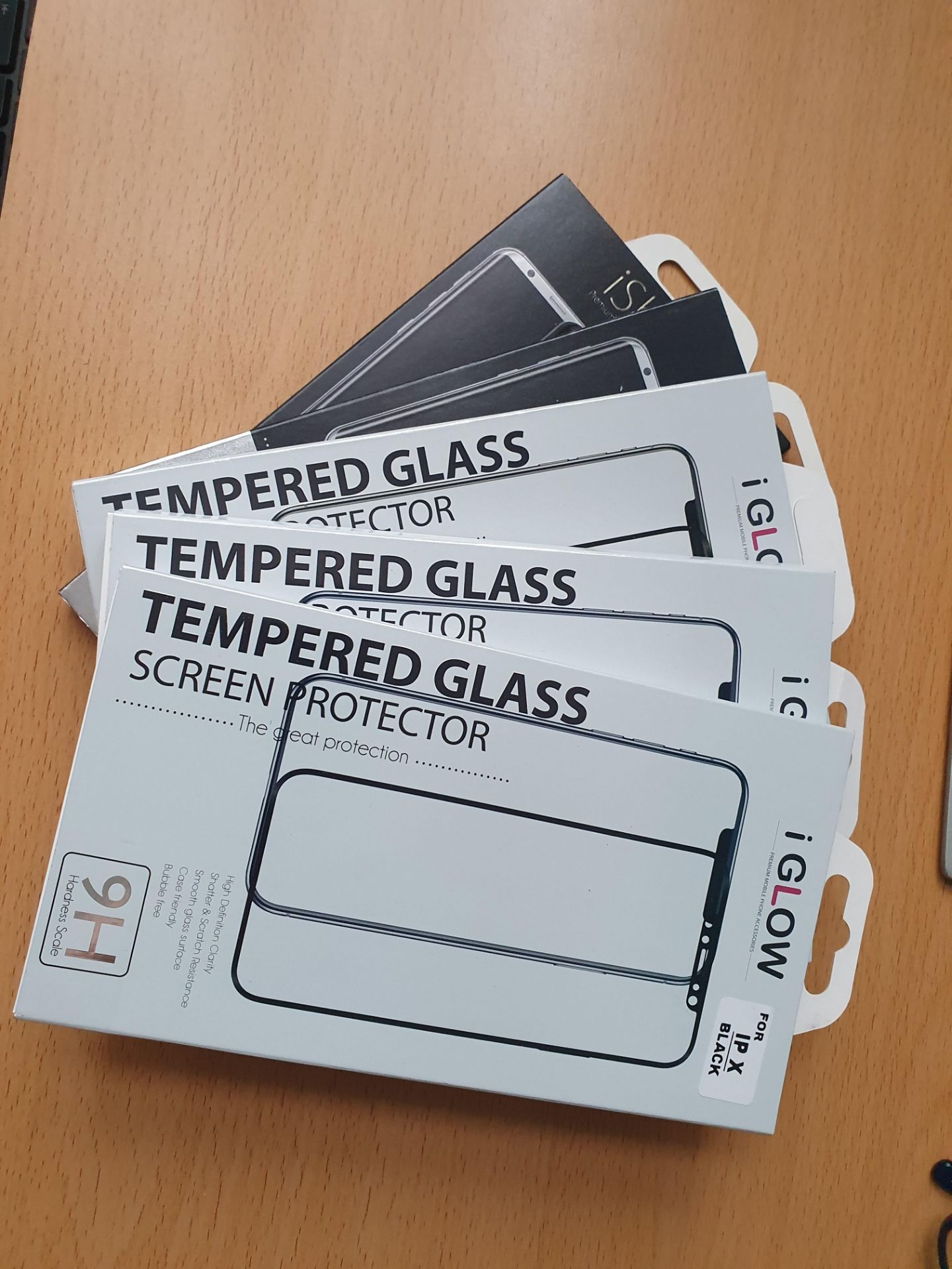 5 X Tempered Glass 5D Screen Protectors Rrp £19.95 - Image 2 of 2