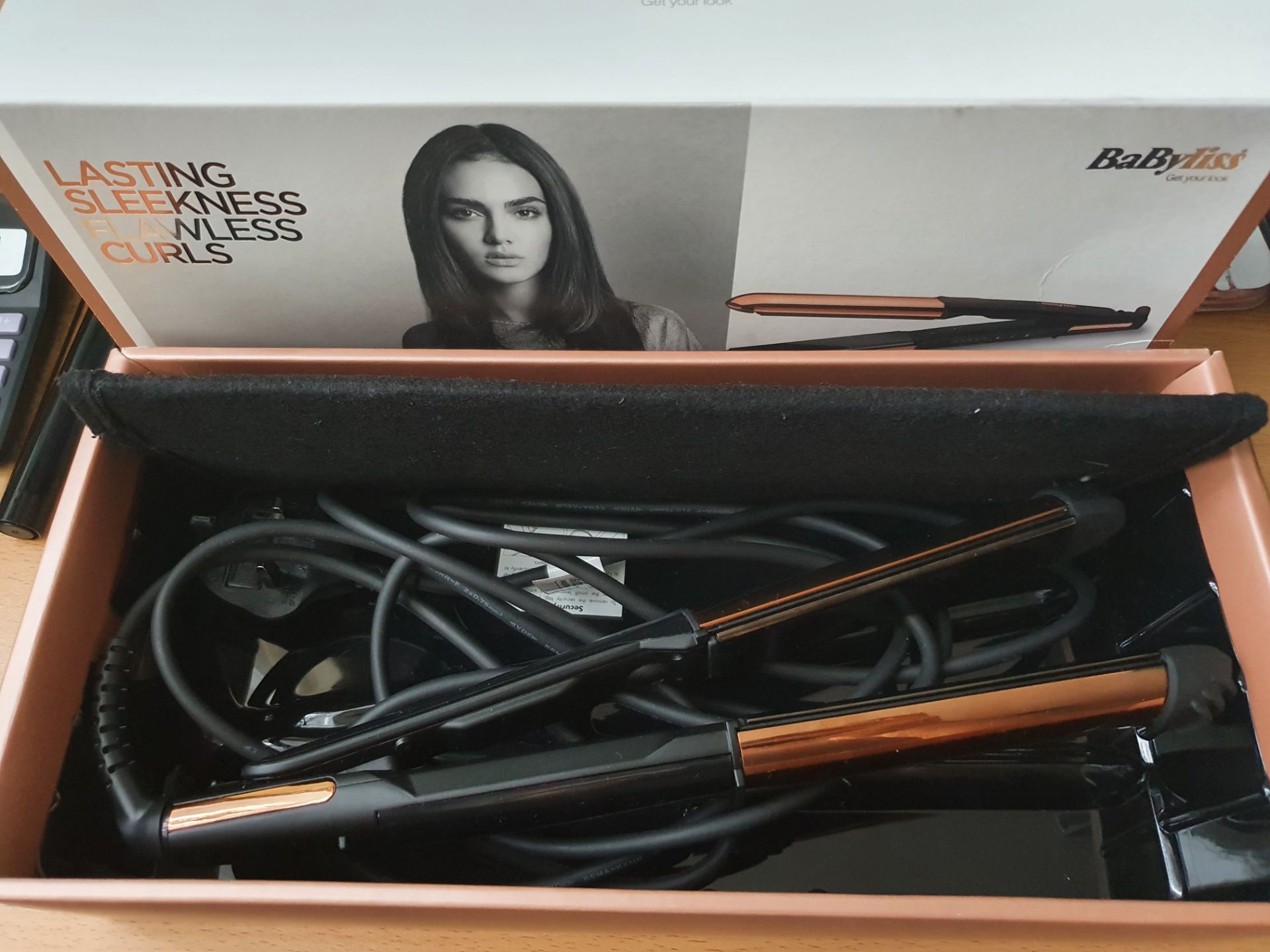 Babyliss 2481U Straight & Curl Hair Straightener Looks New Tested Working £59.99