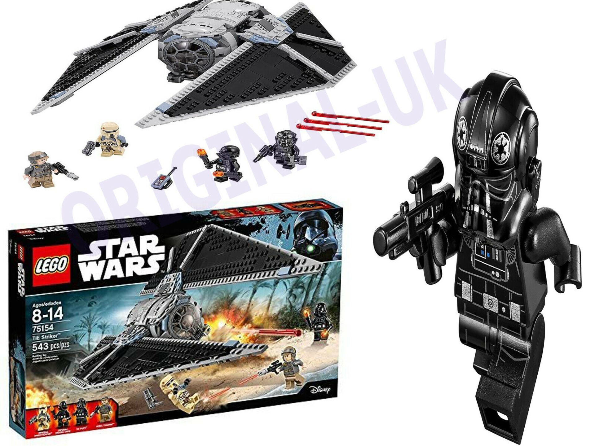 Star Wars Tie Striker Model 75154 Rrp £149.99 - Image 2 of 2