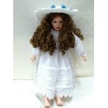 Limited Edition Palmary Three Heart Collection Porcelain Doll