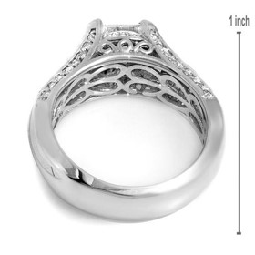 14Ct White Gold Single Stone Princess Cut Diamond Ring - Image 9 of 16